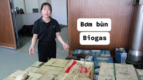 Ảnh bìa clip giải pháp bơm bùn và biogas FarmX, nhân viên xưởng đứng bên các kiện hàng đã đóng gói